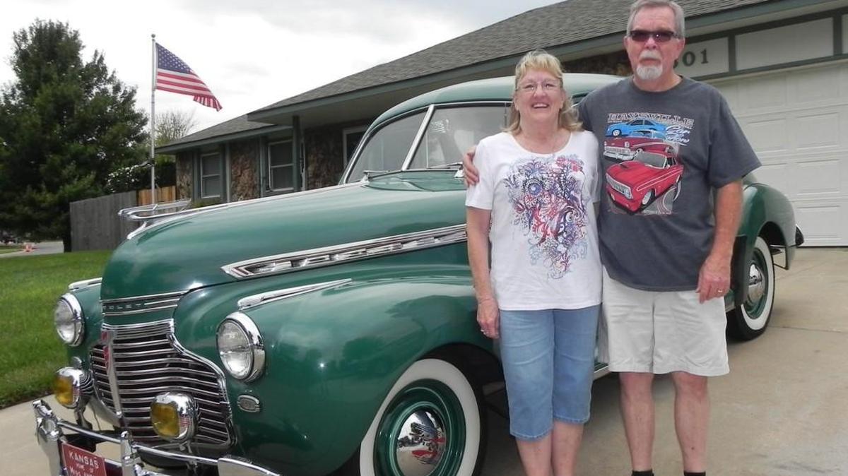 Carol Sullivan surprised her husband, Mac, with this beautiful “survivor” 1941 Chevy coupe as a gift from her late father after Mac thought the car had been sold to someone else. His first car was a ’41 Chevy 2-door sedan.