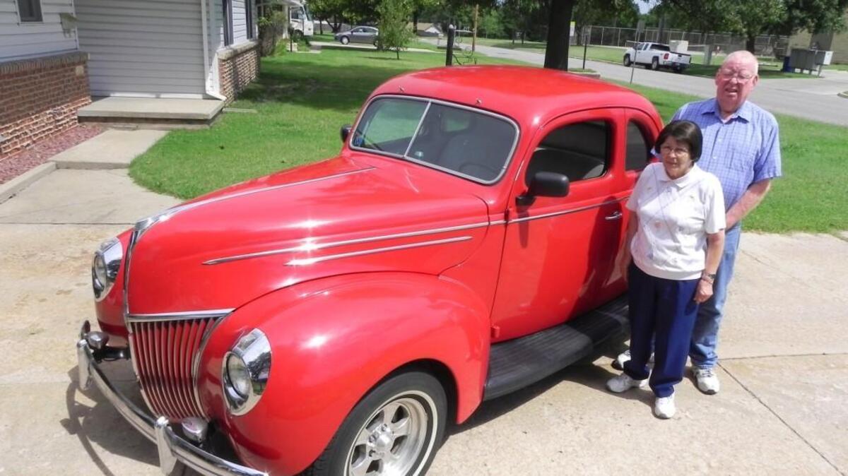 John and Pat Oltmanns have covered a lot of miles in their 1934 Ford DeLuxe coupe since he bought it for $65 back in the summer of 1960 while the two were going to college in California.
