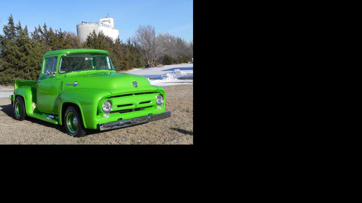 
Gary Dunn resurrected this gorgeous green 1956 Ford “big window” pickup, a one-time Arizona show-winner, from a worn-out, beat-down shadow of its former self. The new incarnation has gone on to win more than 100 awards.
