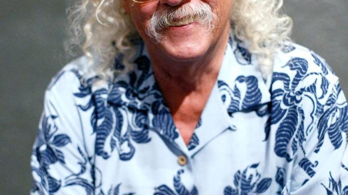 
Arlo Guthrie in late August at a signing for his new children’s book, “Old Bill,” at the Berkshire Museum in Pittsfield, Mass. Guthrie will be at the Orpheum on Feb. 13, 2016.
