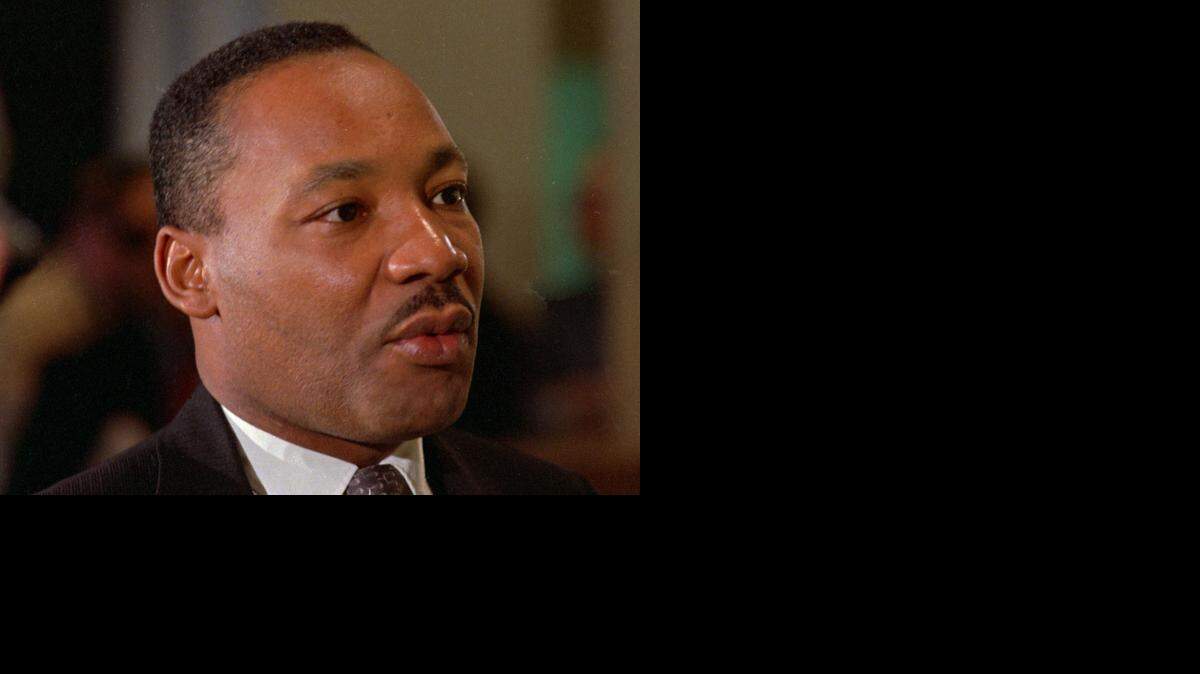 
On Dec. 10, 1964, Martin Luther King Jr. received his Nobel Peace Prize in Oslo, saying he accepted it “with an abiding faith in America and an audacious faith in the future of mankind.” King is shown here in 1966 in Atlanta.
