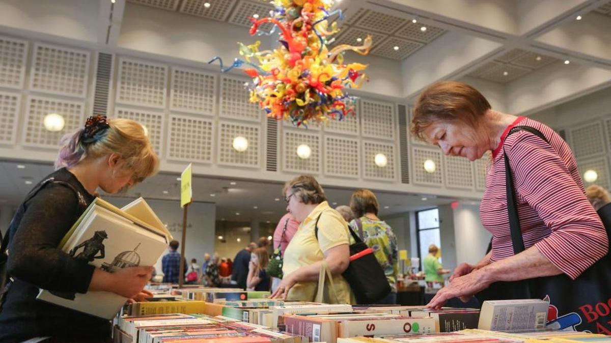 The Art and Book Fair concentrated on books last year inside the Wichita Art Museum, but will have room to breathe this year in the Art Garden outside.