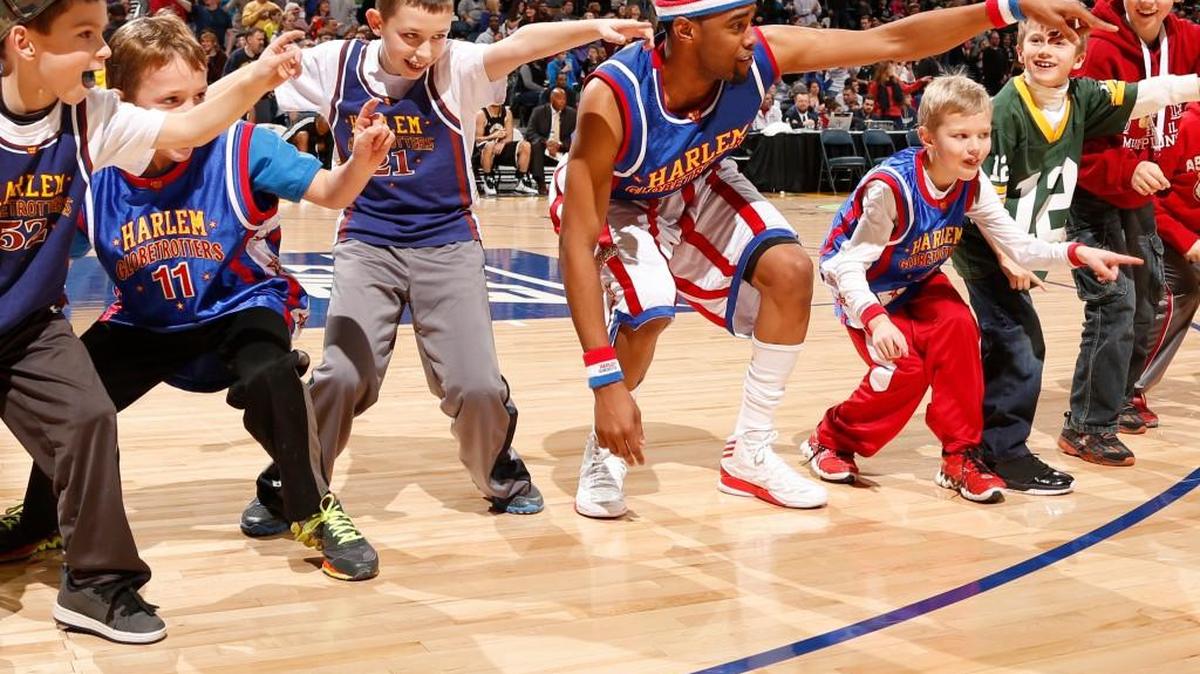 Cheese Chisholm and the Harlem Globetrotters entertain fans of all ages around the world. The Globetrotters will come to the T-Mobile Center on April 6.