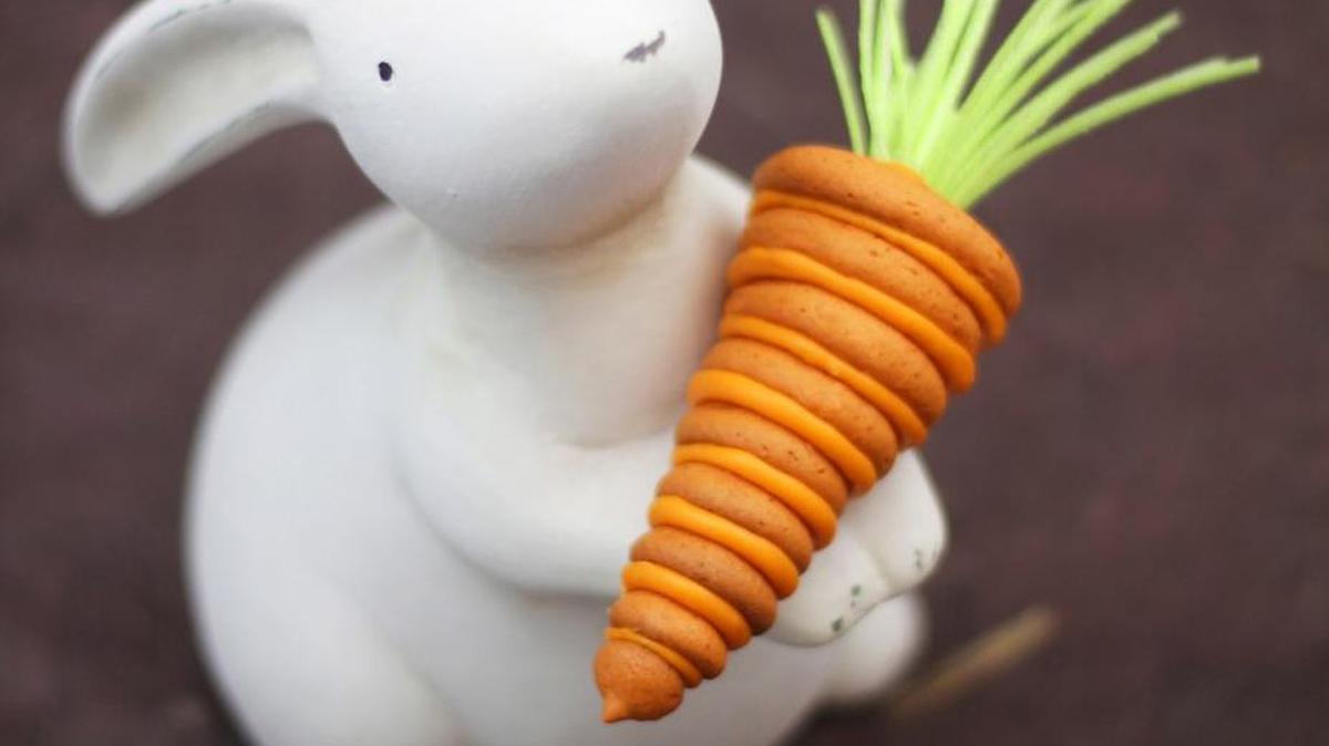 
Carrot cookies are part of Sandra Denneler’s edible art.
