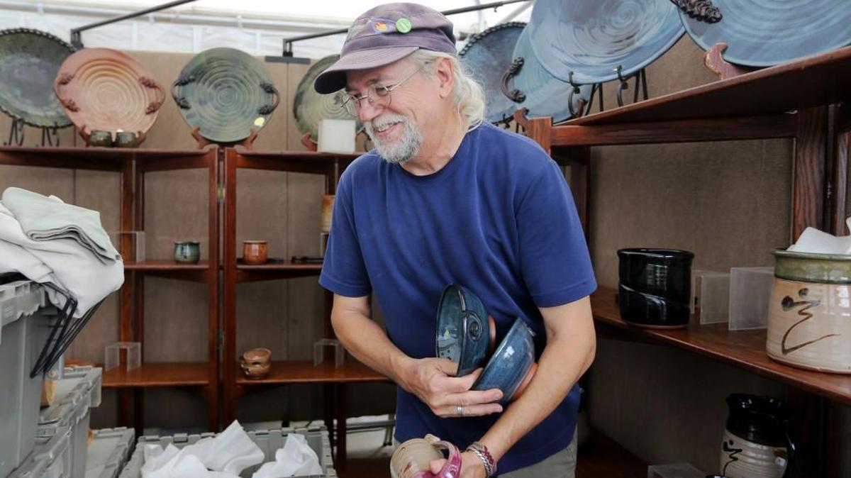 Al Clement, from Springfield, Missouri will bring his pottery back to Autumn & Art, starting next weekend.