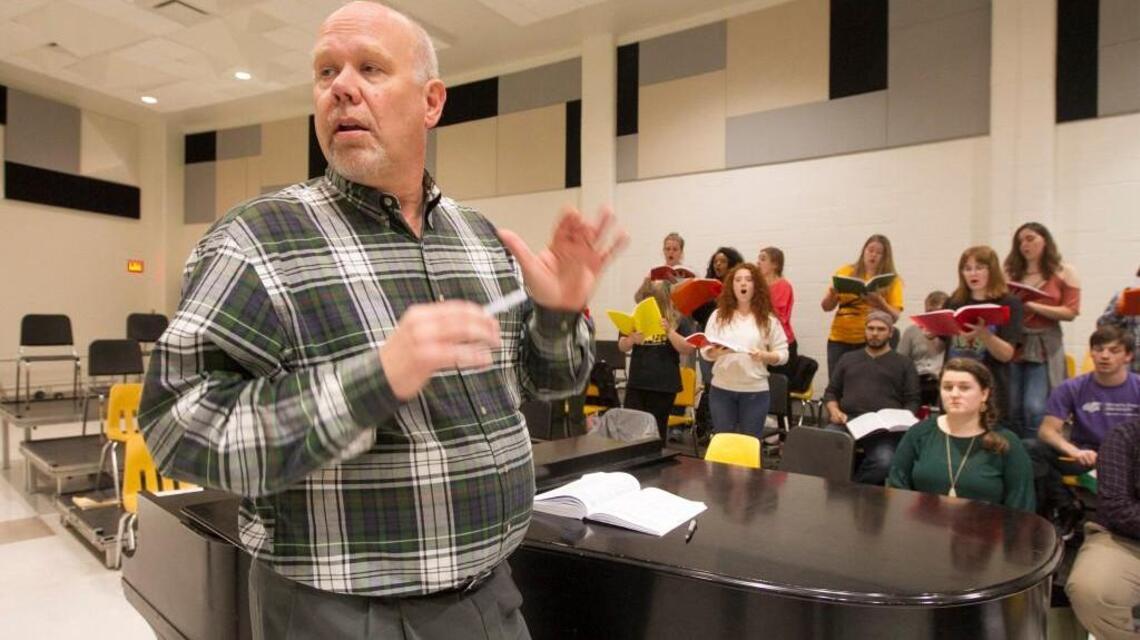 Wichita Grand Opera canceled its Christmas concerts. Singers are caroling instead. 