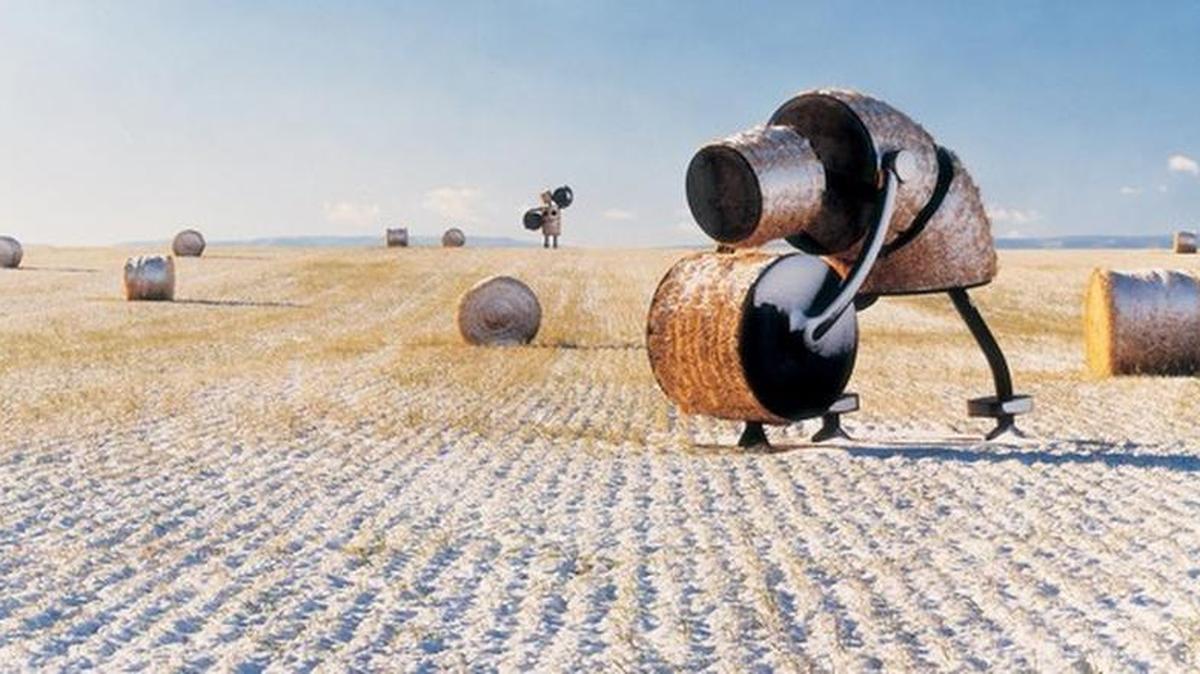 
An artist’s image of “Makin’ Hay.”
