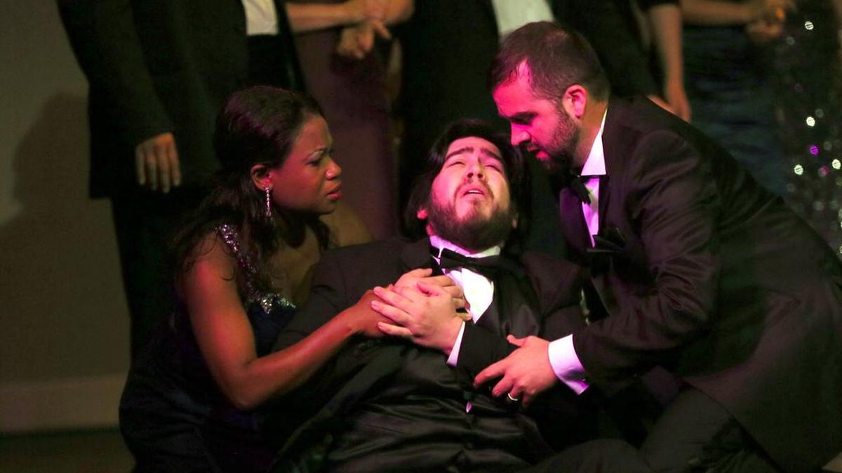 
Jamaican soprano Carline Waugh, American bass-baritone Andrew Hernandez, and Kosovan tenor Riad Ymeri will perform “Padre, o mio padre” from Puccini’s “Turandot” in Salina.
