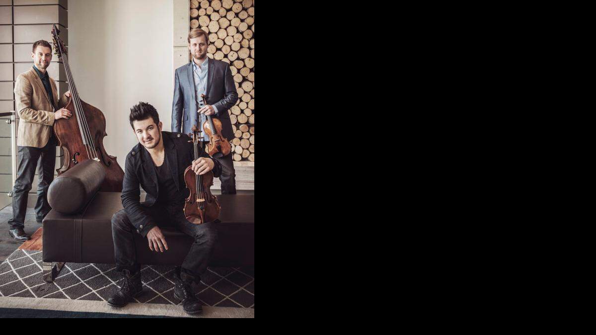 
Time for Three will perform three concerts with the Wichita Symphony Orchestra.
