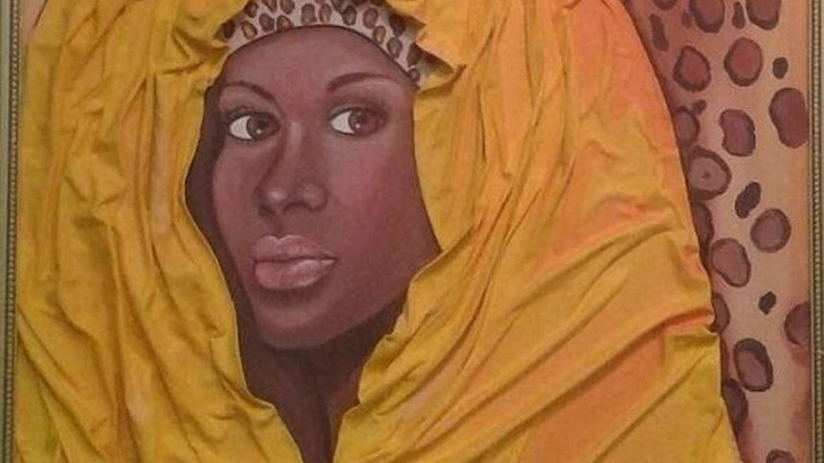 “Queen Bee” by Wichita artist Verlene Mahomes is part of the “A Place for All People” exhibit at Interfaith Ministries’ gallery.