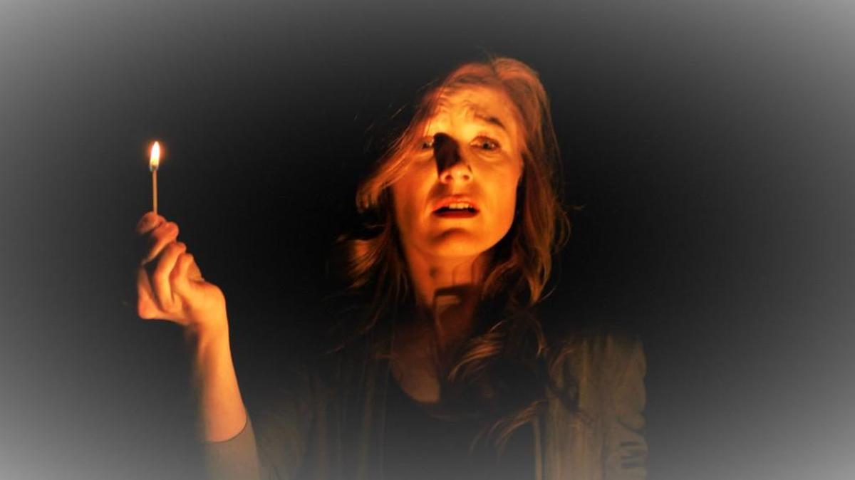 Shanna Berry plays Susan, who is blind, in Forum Theatre’s production of “Wait Until Dark.”