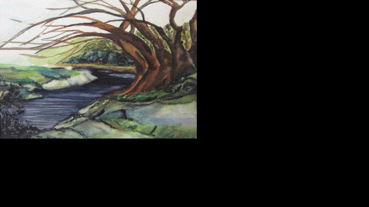 
A watercolor by the late Anne Chaney that will be part of the Two Sisters’ Art Show.

