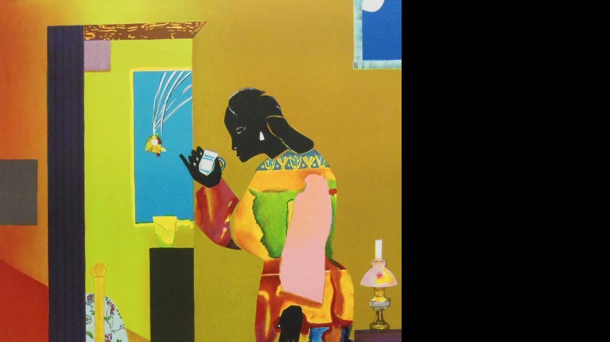 
Romare Bearden’s original lithograph “Falling Star” is part of a new exhibit about the Harlem Renaissance at The Kansas African American Museum.
