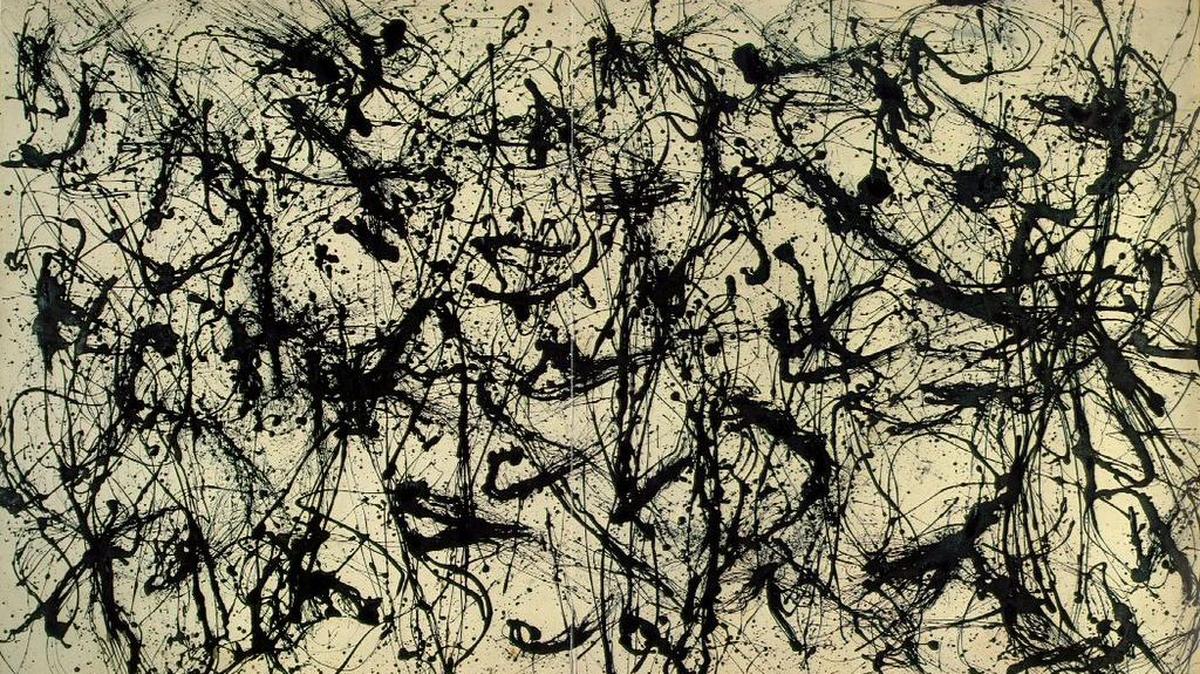 
What does an Abstract Expressionist painting by Jackson Pollock tell us about our organization? This is “Number 32” from 1950. 
