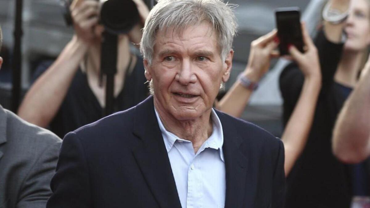 Harrison Ford in a file photo from December 2015.