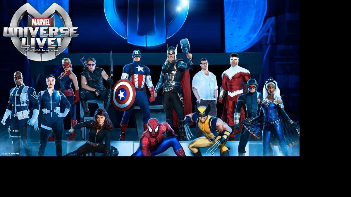 
“Marvel Universe Live” will use the whole arena floor when it comes to Intrust Bank Arena in Wichita next April.
