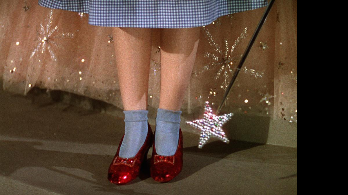 
A $1 million reward has been offered for the return of a pair of ruby slippers worn in "The Wizard of Oz." 
