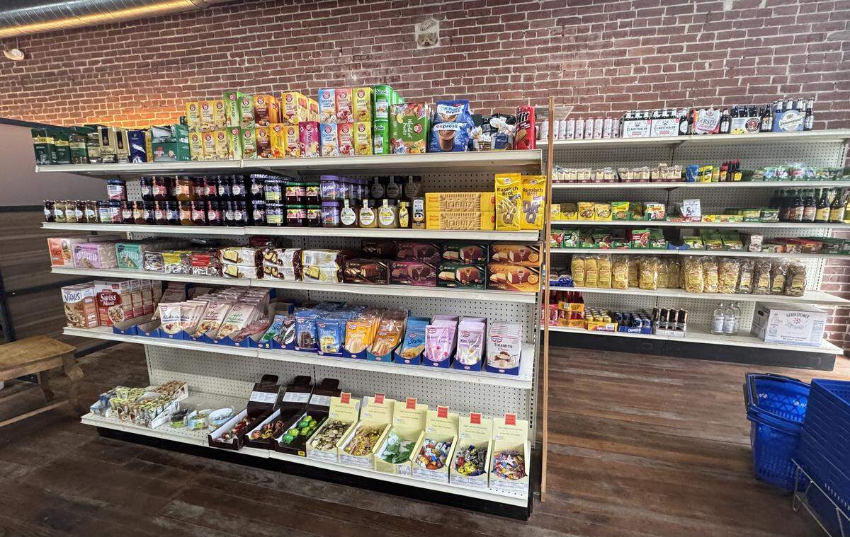 Prost owners Austin and Manu English also moved their German specialty market, Ze German Markt, with them from Revolutsia. It’s now set up in the entrance of the new Prost restaurant on St. Francis.