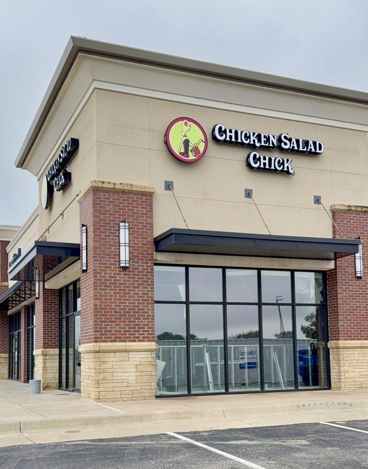 The address for Wichita’s new Chicken Salad chick restaurant is 10240 W. 29th St. It’s on the east end of a strip center that sits across 29th Street from Hobby Lobby.