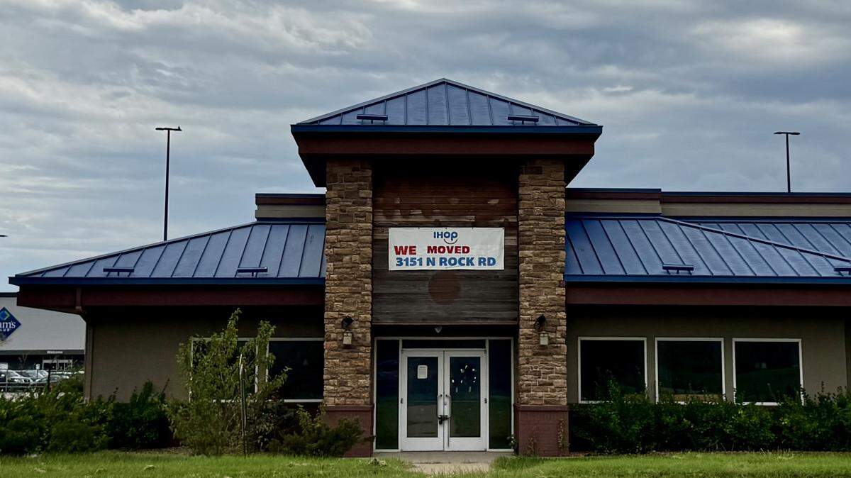 The old IHOP building at 3505 N. Rock Road will likely be torn down and replaced with a 7 Brew.