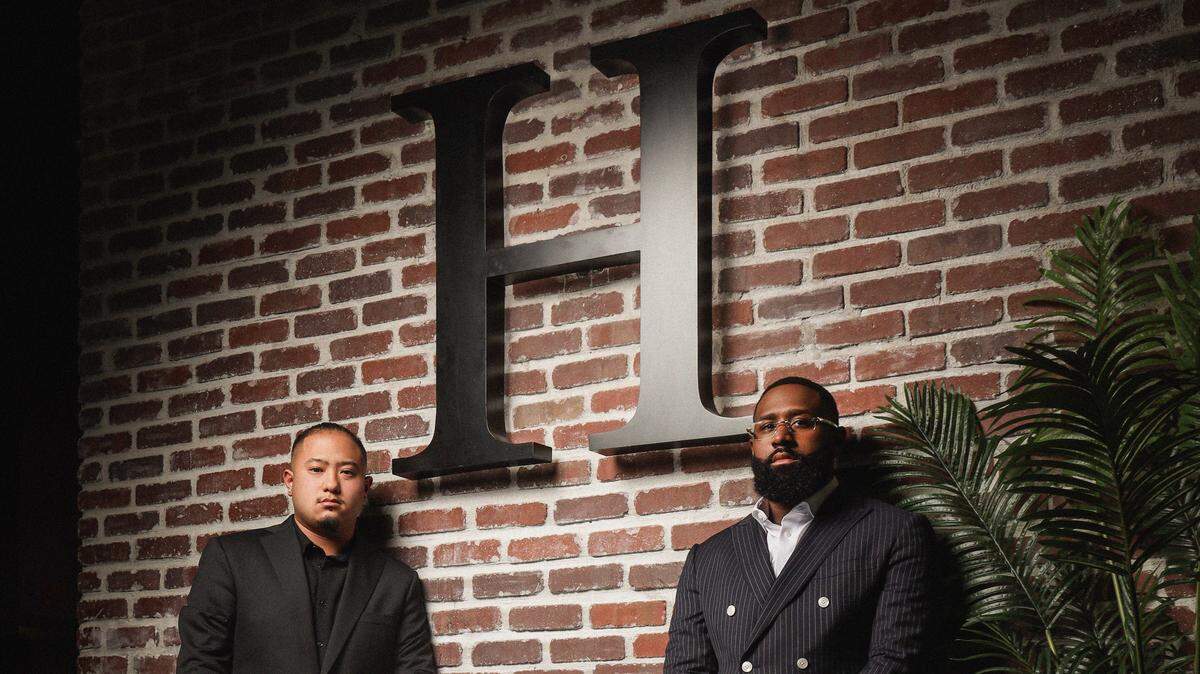 Iasiah Zhang, left, and Kasi Ross II are about to open their new Old Town Square restaurant and lounge called Haven.