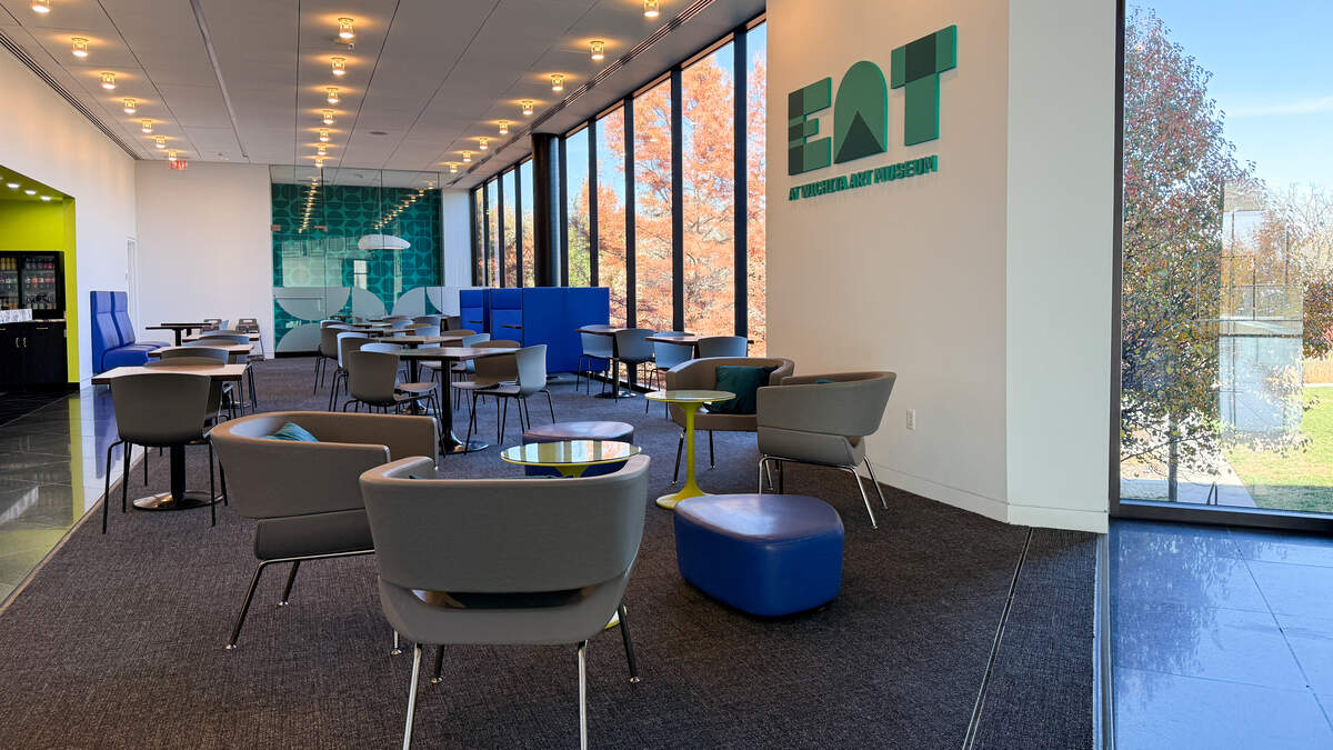 The cafe inside the Wichita Art Museum has been closed since January 2024. But on Wednesday, a new cafe will officially open: Eat at the Wichita Art Museum, a new concept by Blue Moon Caterers.