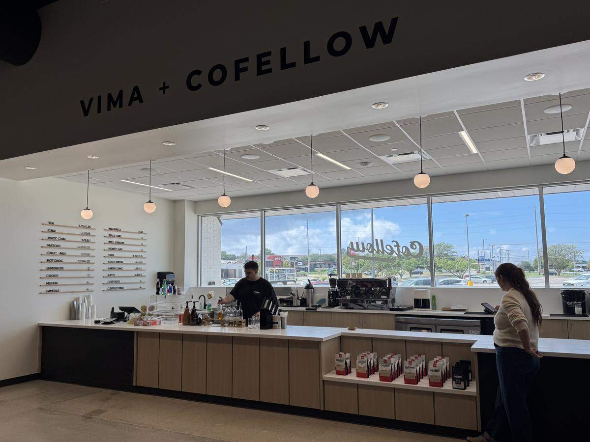 Cofellow Coffee Parlor opened in the lobby of Vima Church at 2120 N. Woodlawn in September.