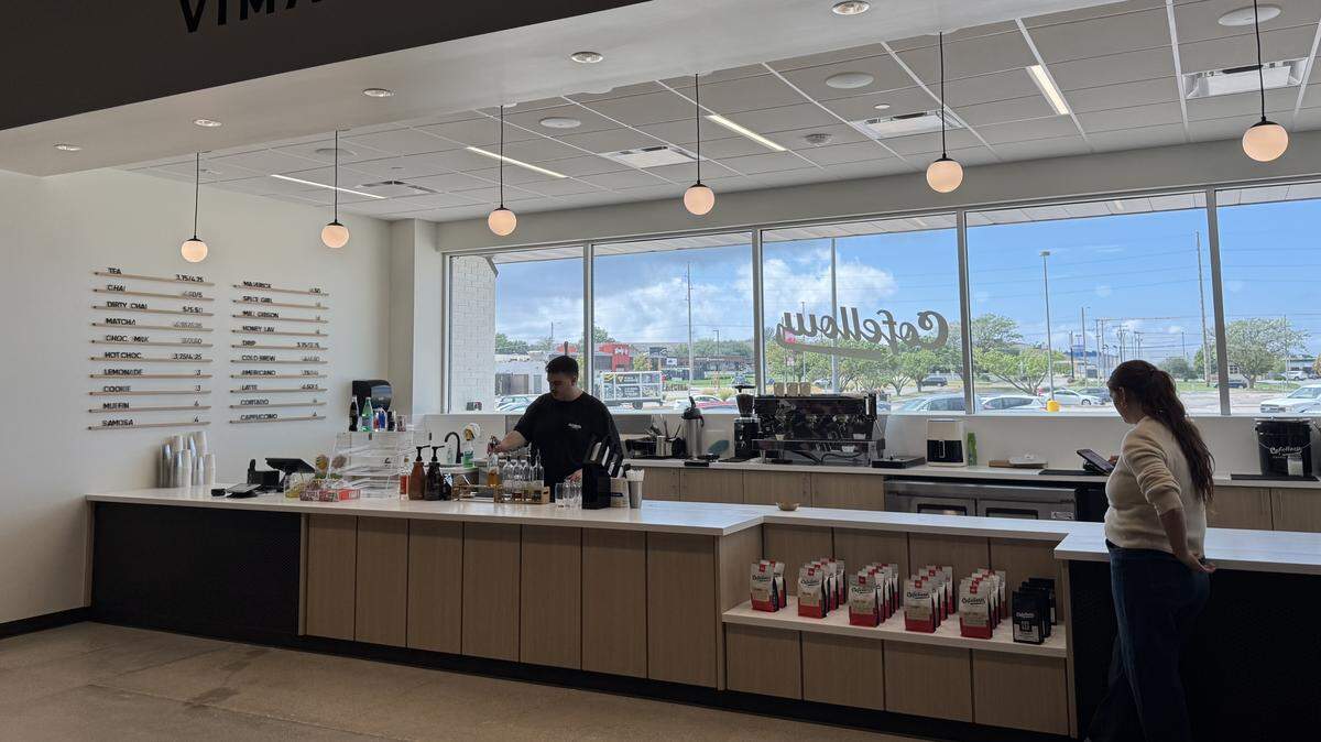 Cofellow Coffee Parlor will open its newest Wichita location to the public on Tuesday. The shop now has a new location in the lobby of Vima Church at 2120 N. Woodlawn.