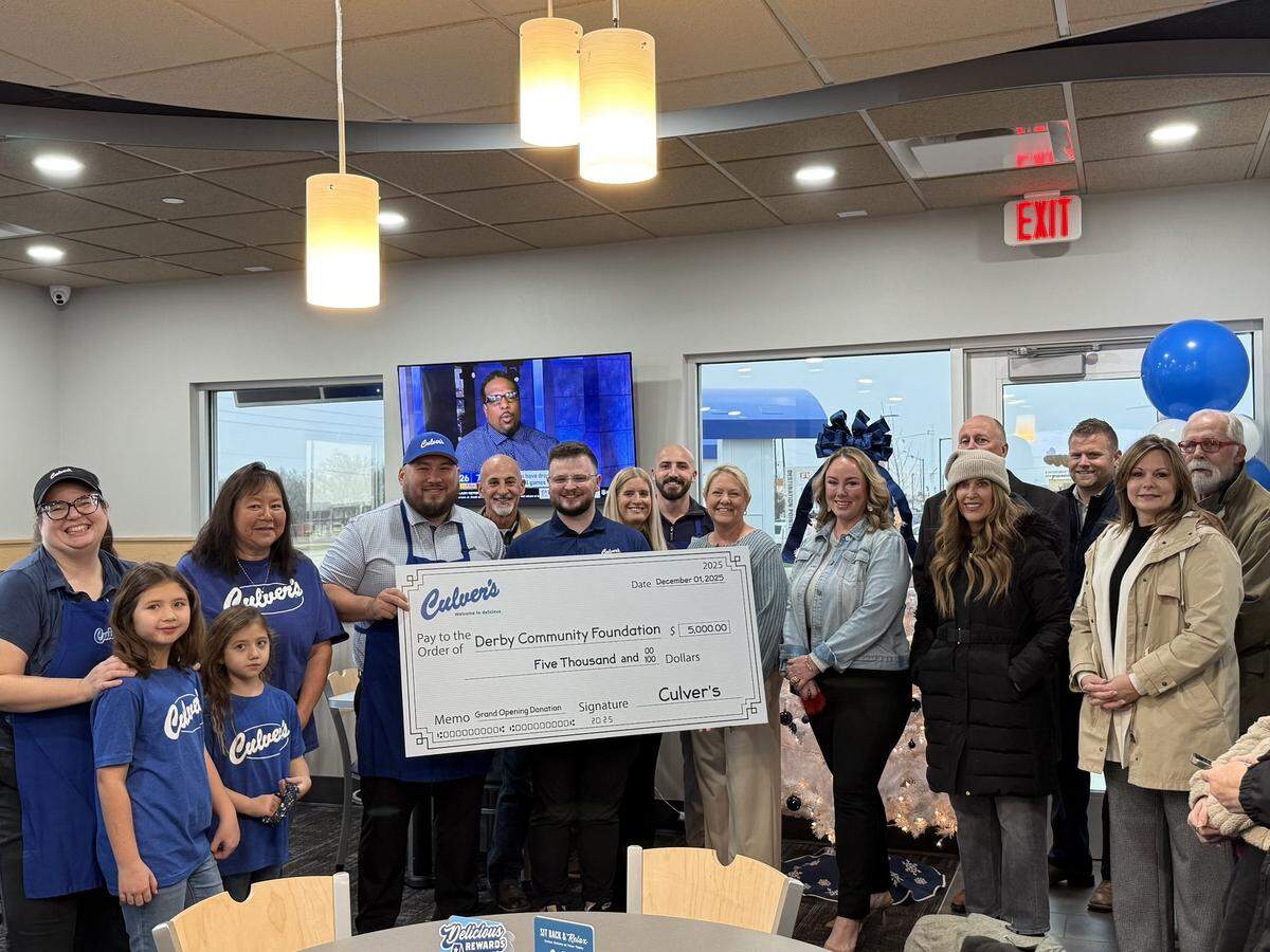 Culver’s opened on Dec. 1 at 2925 S. Rock Road in Derby.