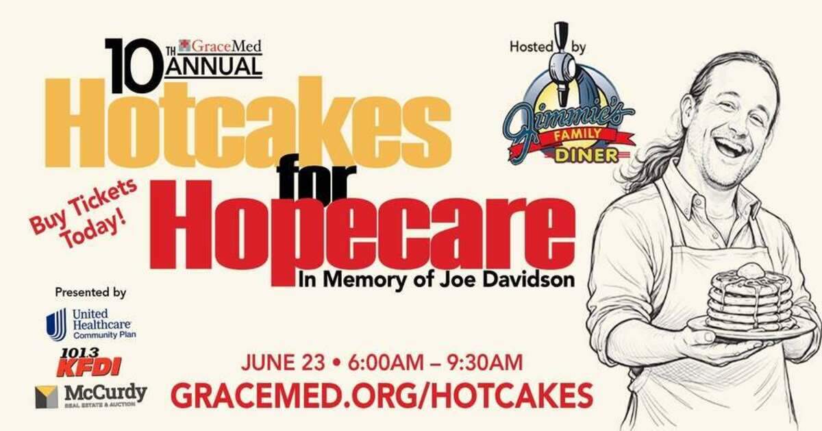This year’s Hotcakes for Hopecare buffet breakfast is being put on in memory of Joe Davidson, who always organized the restaurant’s end of the event. He died in a December car accident.