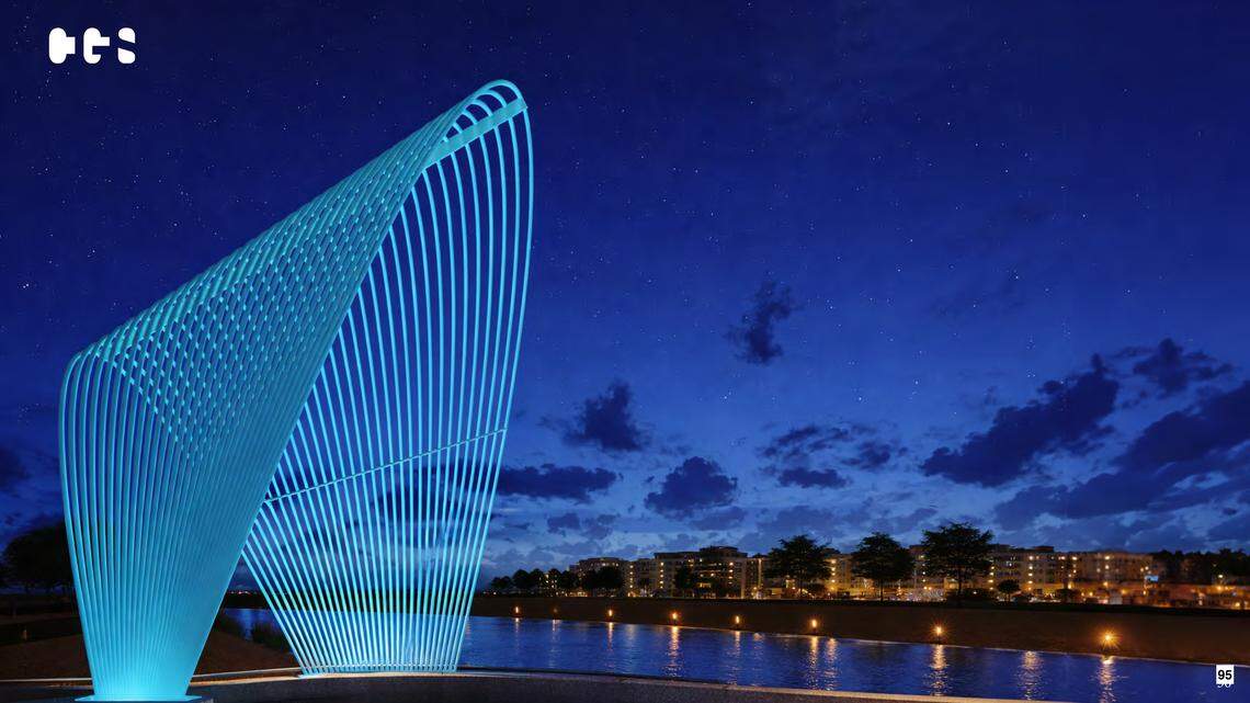 The design for two color-changing LED archways to be installed on the First Street Bridge over the Arkansas River were approved by the Wichita City Council last week.