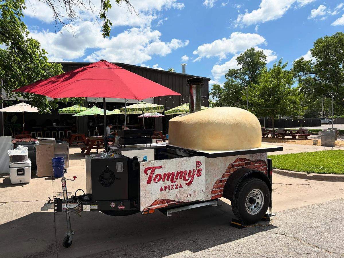 Tom Geagan started his pizza business using a portable wood-fire oven that he would regularly park outside of Central Standard Brewing.