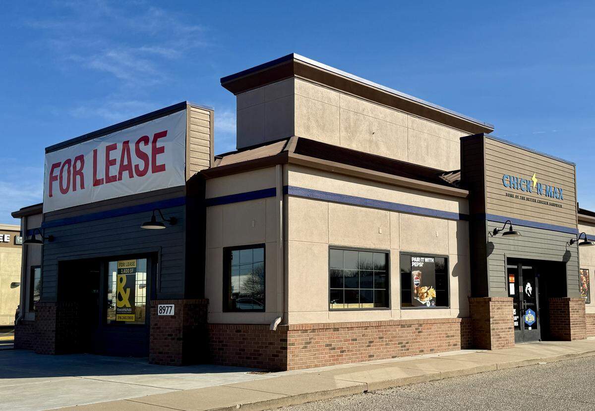 The restaurant building at 8977 W. Central that formerly held Chick N Max is available for lease.