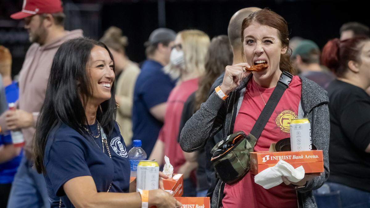 Wingapalooza, an all-you-can-eat chicken wing event at Intrust Bank Arena, happens on Saturday afternoon.