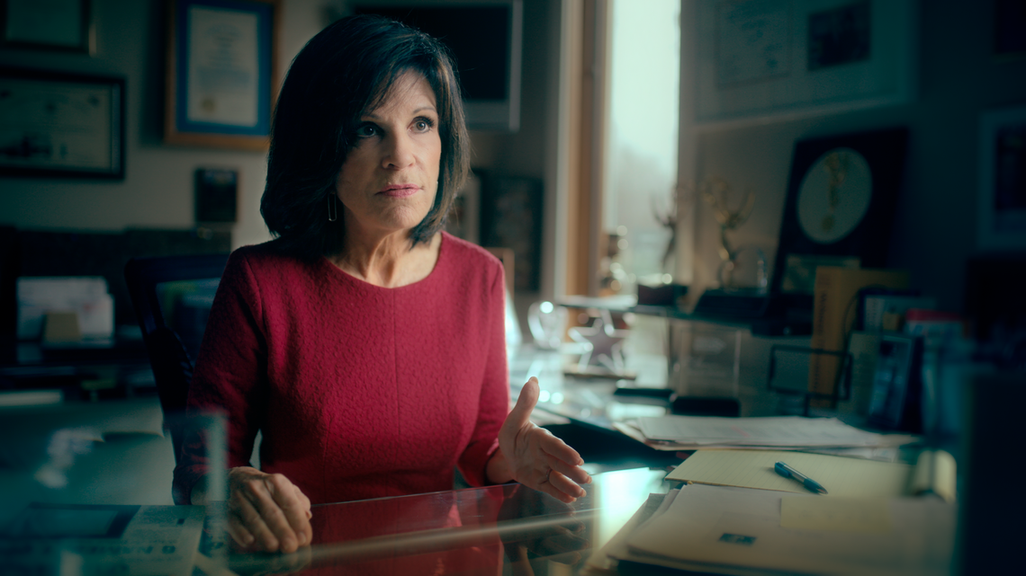 Former KAKE TV anchor Susan Peters is interviewed in “My Father: The BTK Killer,” a new documentary on Netflix.