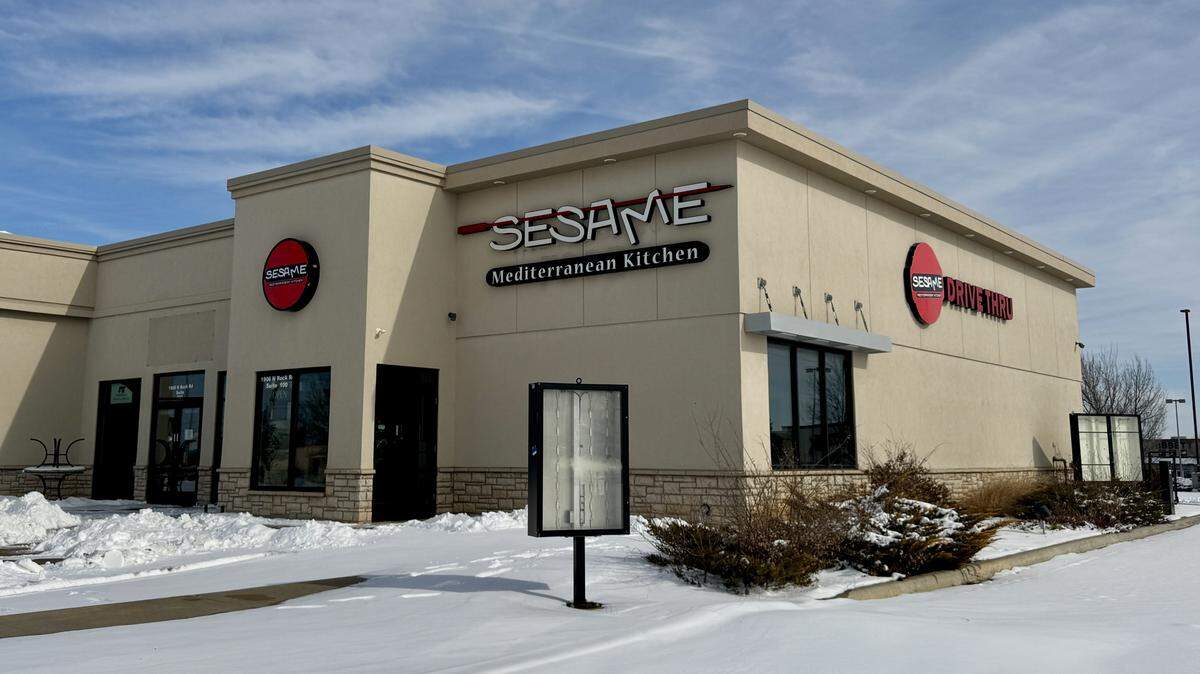 Sesame Mediterranean Kitchen’s owner Youssef Youssef closed his NewMarket Square restaurant after Christmas. But he’ll reopen it next month at 1906 N. Rock Road in Derby.