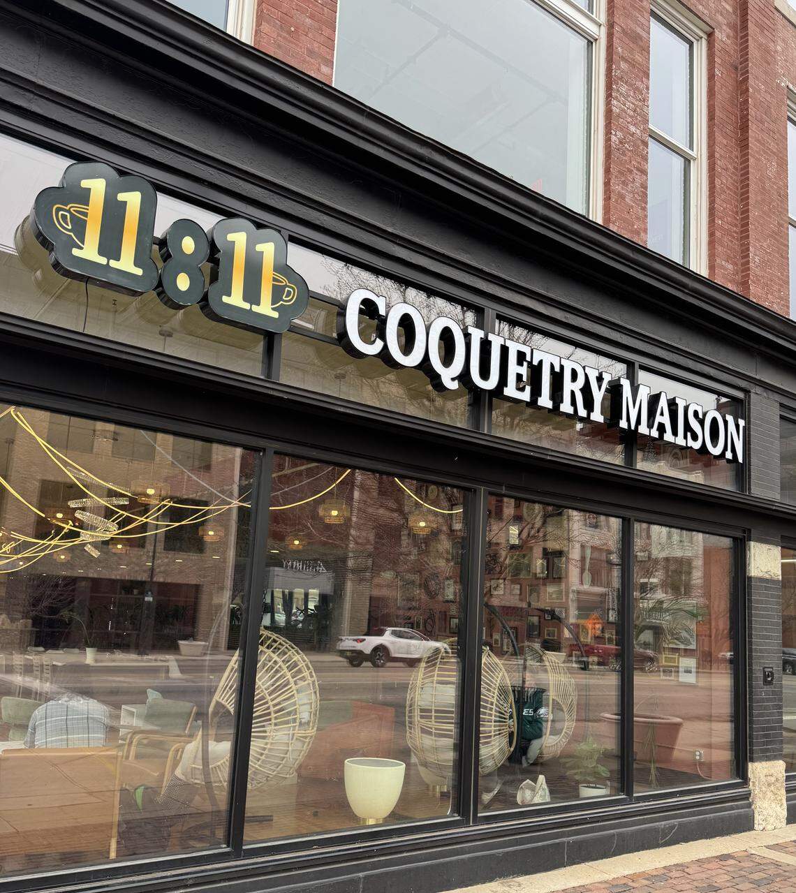 A new coffee shop called 11:11 Coquetry Maison will officially open to the public on Friday. The new coffee shop sits on the southwest corner of Douglas and Emporia., and the entrance is off of Emporia.