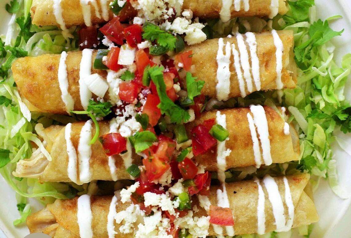 Chicken flautas will be one of the offerings at Los Laureles — Cocina Economica, a new restaurant opening on Saturday at 3088 W. 13th St.
