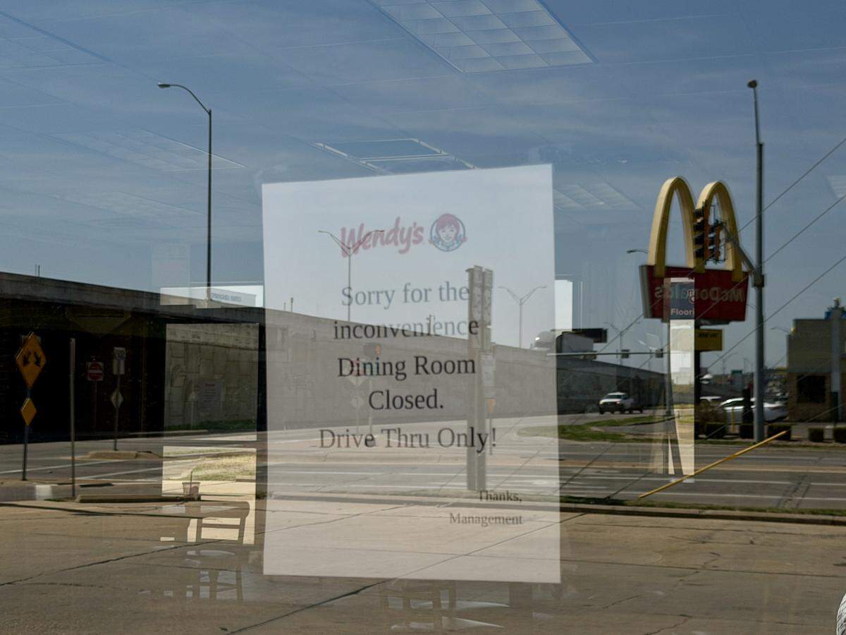 The Wendy’s at Kellogg and Dugan has been operating only its drive-though recently. The restaurant closed on March 24.