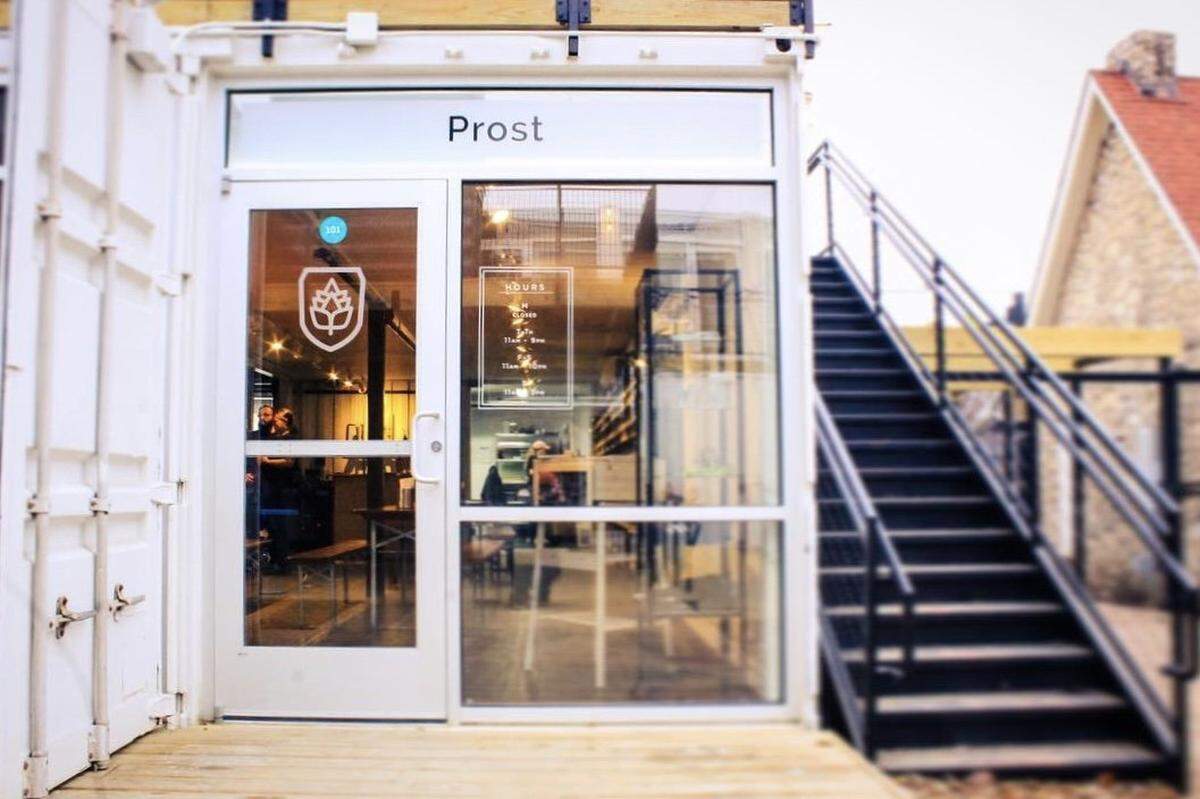 Prost first opened in 2018 in Revolutsia, the shipping container mall at Central and Volutsia.