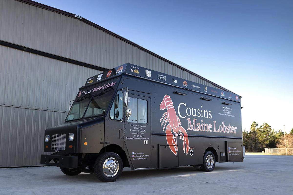 The first Cousins Maine Lobster truck opened in Los Angeles in 2012.
