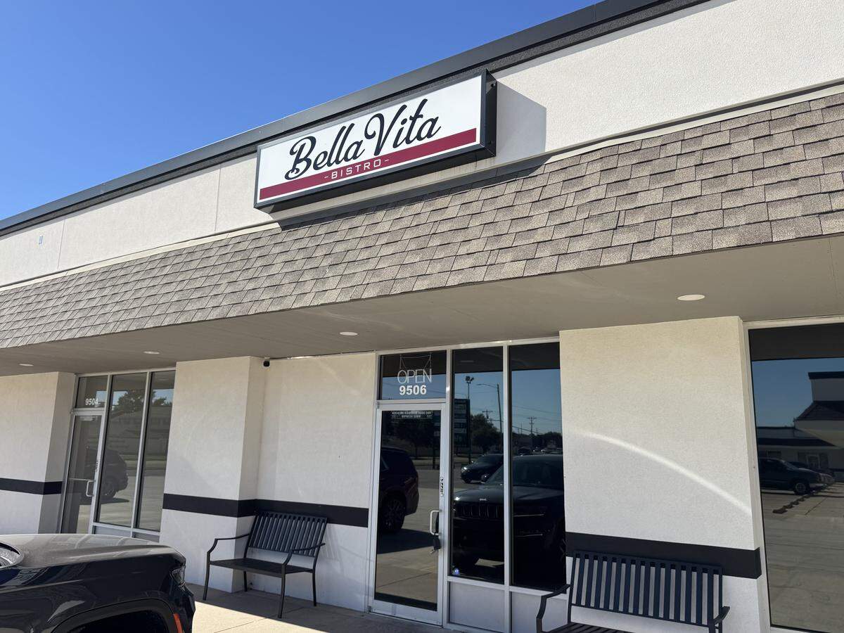 Bella Vita Bistro reopened on Wednesday in the old Magic Wok space at 9506 W. Central.