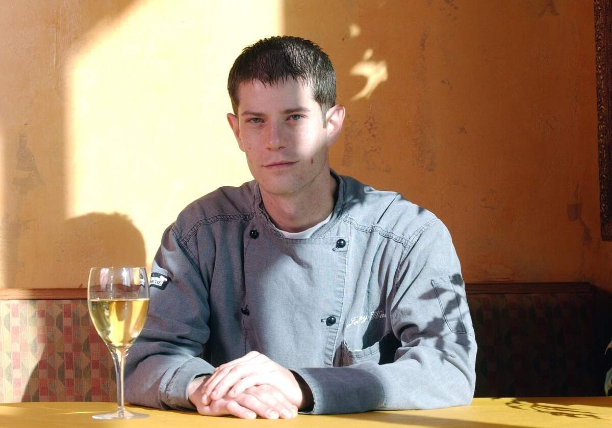 Chef Jeremy Wade is pictured at Uptown Bistro in 2004. Today, he owns both Napoli and Magnolia Cafe.