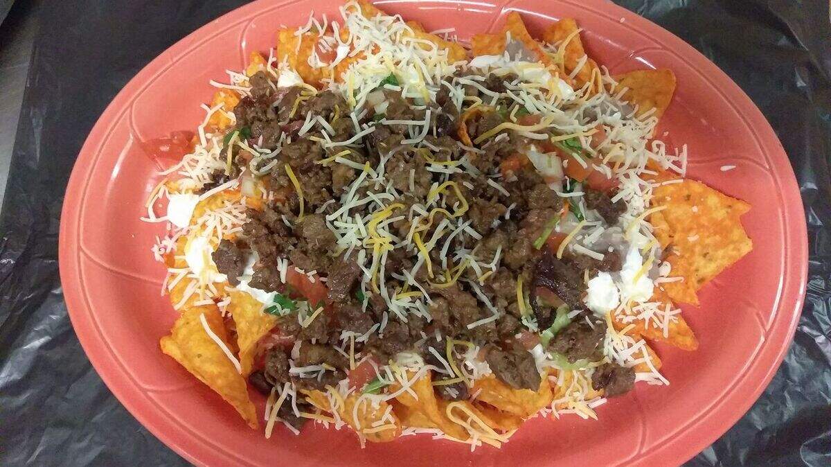 Doritos Super Nachos are one of the menu items that will be available at Mexican Burritos, opening Monday at Kellogg and Tyler in Wichita.