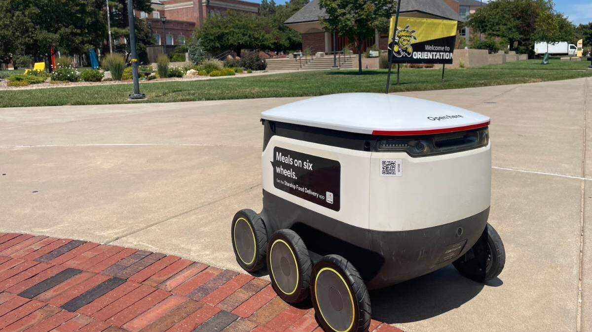 Happy trails, Dave. The cute little food delivery robots that have been scooting around Wichita State University’s campus since 2023 were suddenly summonsed home earlier this month.