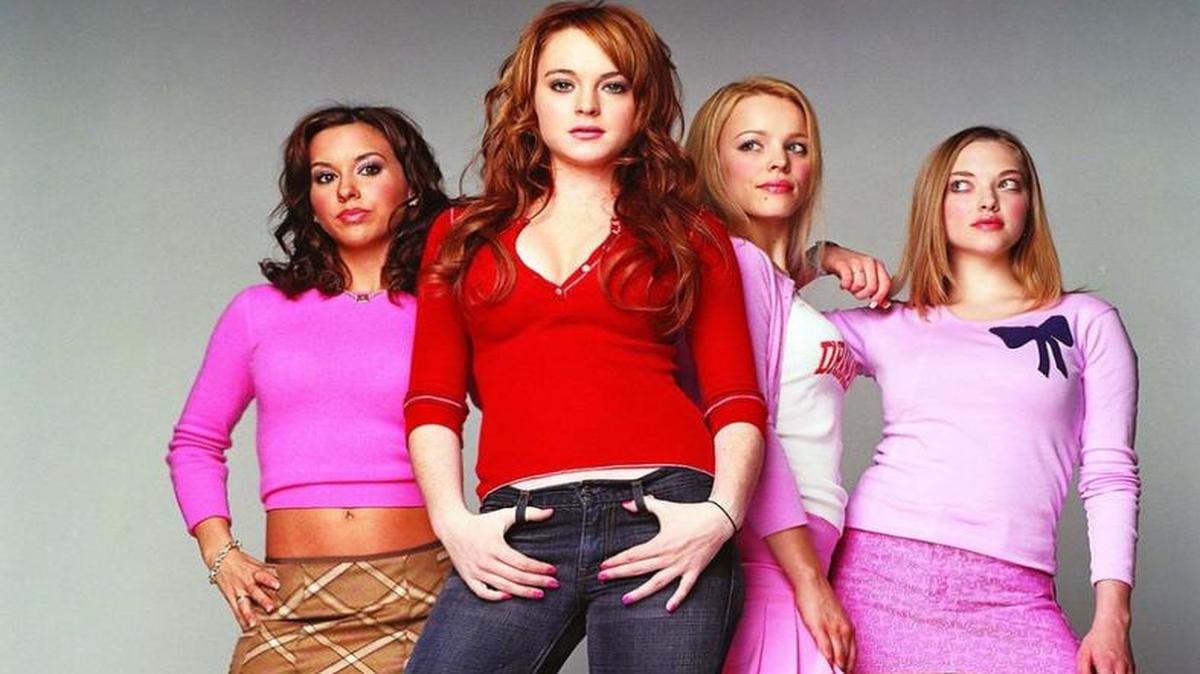 The cast of 2004’s “Mean Girls,” featuring Lindsay Lohan, Rachel McAdams, Lacey Chabert and Amanda Seyfried.