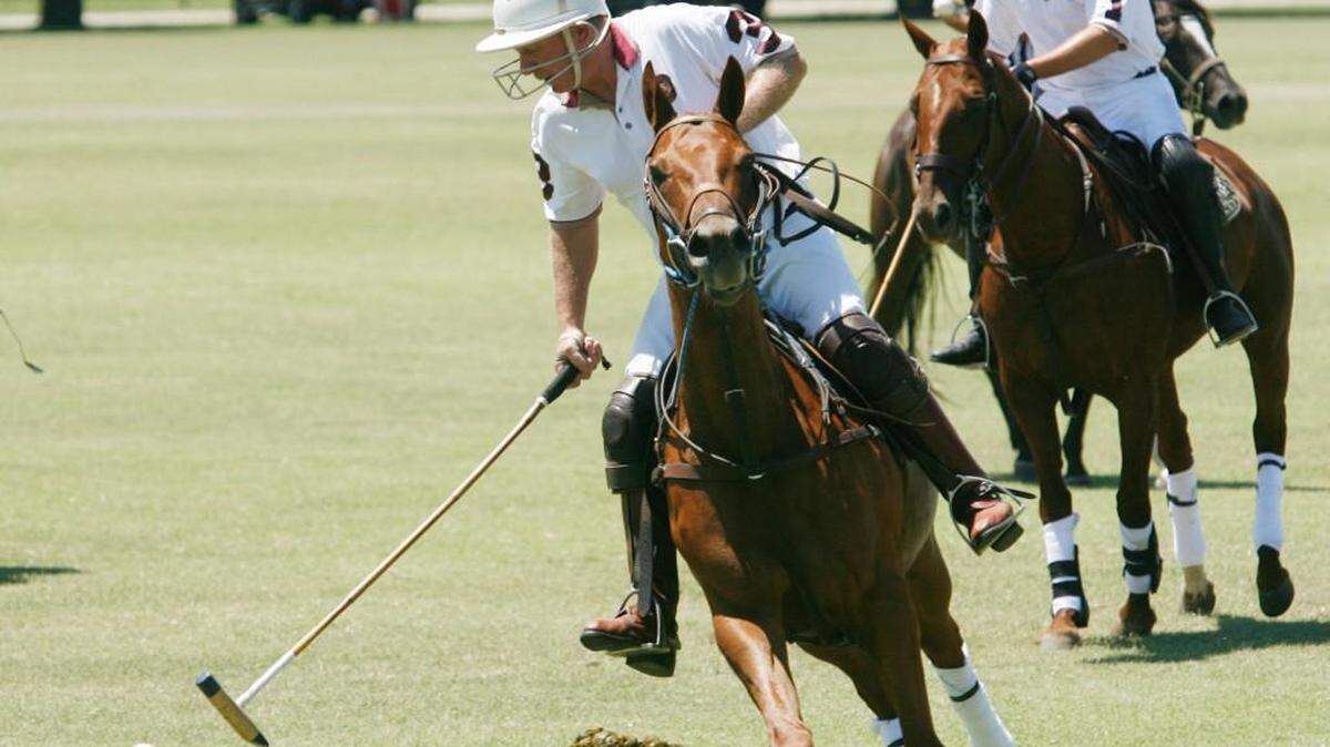 Mike Carney is organizing the Park City Polo Challenge. Here he is hitting the ball at Wichita’s Fairfield Polo Club, 9420 S. Broadway, in 2010.