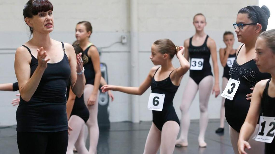 Jill Landrith works with dancers during a Ballet Wichita audition in 2014. Landrith announced the formation of a new local ballet company on Thursday.
