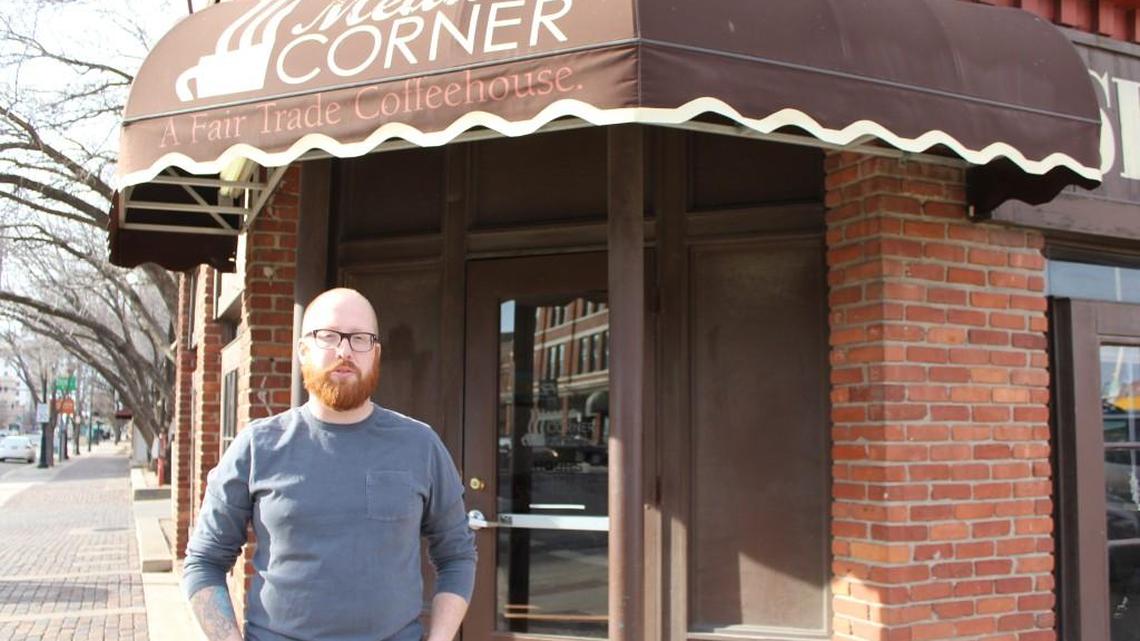 Chris Edmiston, 34, is taking the lead in rekindling Mead’s Corner’s place in the Wichita artistic community this year.