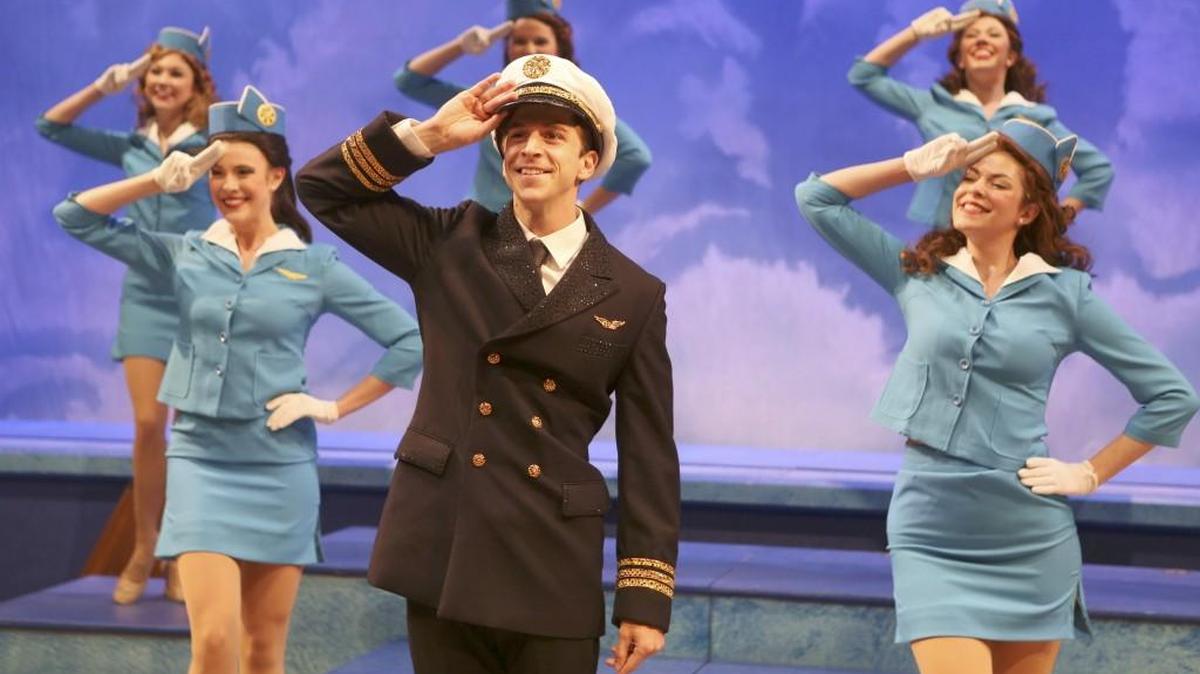 Two members of the summer ensemble for Music Theatre Wichita’s 2014 production of “Catch Me If You Can” are currently in Broadway productions.